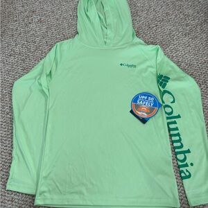 Columbia Lime Green Youth Hoodie